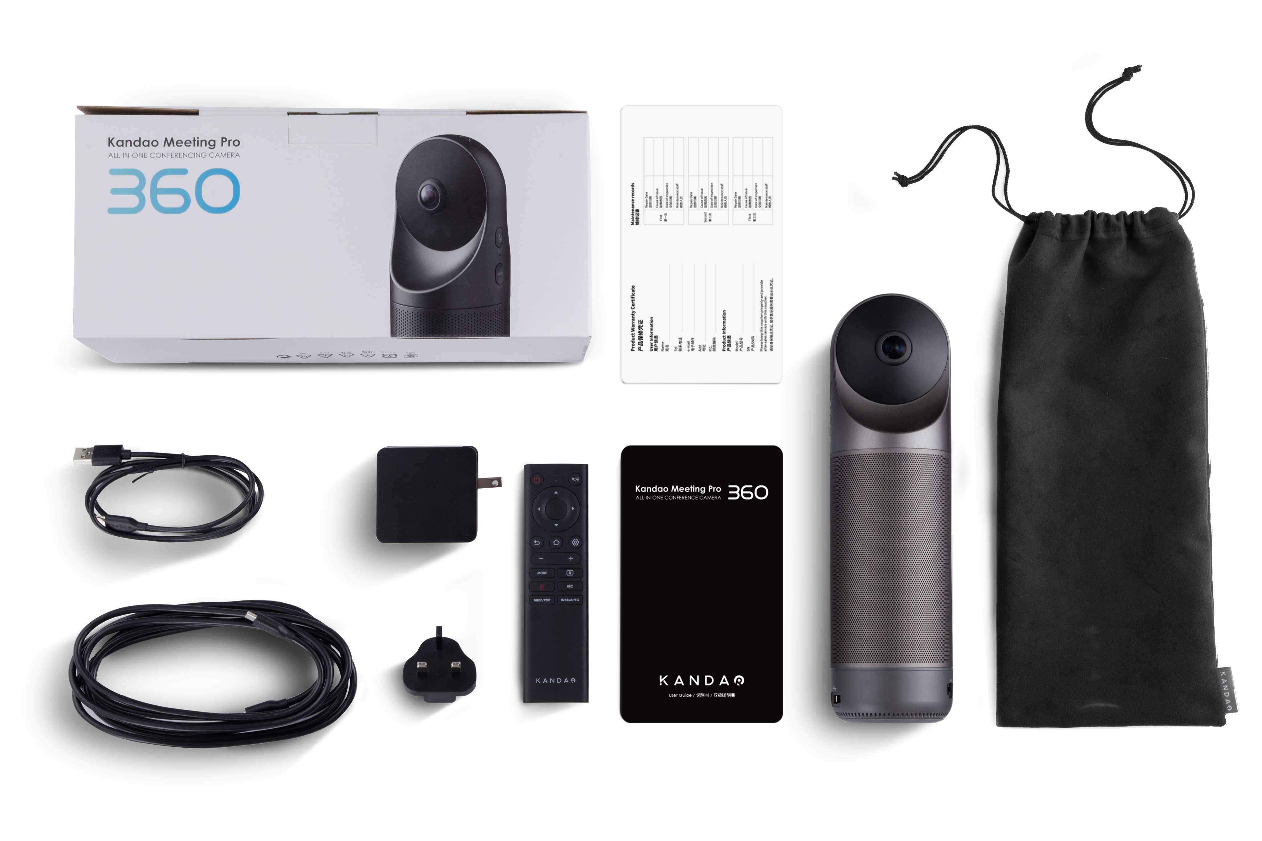 未開封未使用　Kandao Meeting Pro 360°カメラ カンダオ Amazon.co.jp: Kandao Meeting Pro 360度 全方位 webカメラ