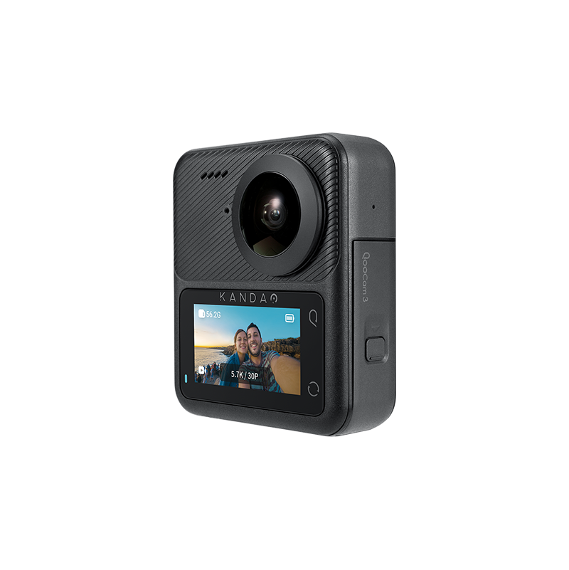 QooCam 3 | 5.7K 360 カメラ | 62MP 写真 | IP68 防水